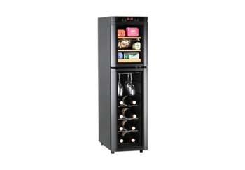 DTW-60EC-BB Tea/Wine Cooler vertical glass door Display Chiller Refrigerate freezer for beverage and wine