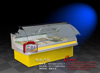 13SB Kimay Brand front lifting door Chilled deli serveover counter for hypermarket