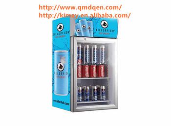 SC58 cooler stand Upright vertical open glass door Display Chiller Refrigerating freezer for pepsi cola soft energy drink