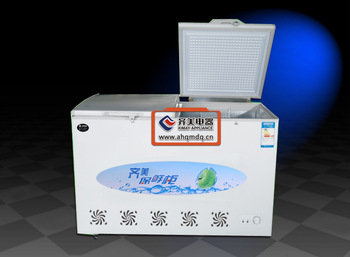 SX-C Chest top open single changeable temp stand vertical chill cooler deep refrigerate display showcase for popsicle ice cream