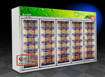 0ZK convenient store Remote Display Chiller/Freezer /display fridge/refrigerated glass door showcase/display cooler