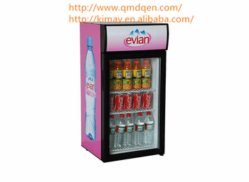 SC80 cooler stand Upright vertical open glass door Display Chiller Refrigerating freezer for pepsi cola soft energy drink