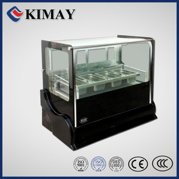12QL desktop commercial ice cream display freezer case