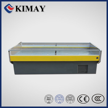 12BC cold commercial Glass Door Cabinet adjustable glass shelves