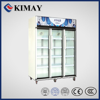 09PM commercial Glass three Door Cake Display Chiller wholesales