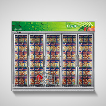 Factory supply supermarket refrigerated display showcase