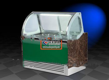 09RL-Z-Ice Cream Display Glass Cabinet