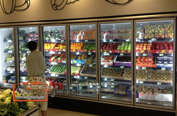 13CL Air-cooled Refrigerating Display Showcase For Fruit Store