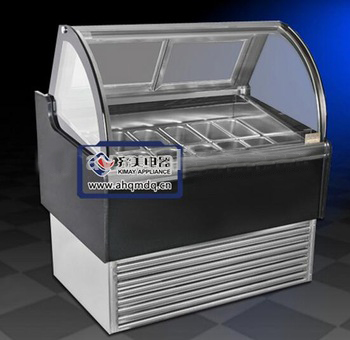 14JN-B-Luxury Ice Cream Display Cabinet Refrigeration Showcase for ice cream, popsicle, etc