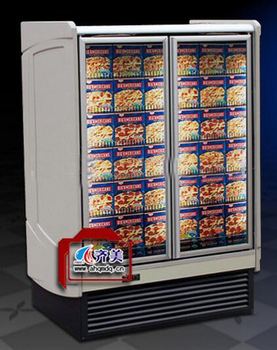 Glass door commercial refrigerator
