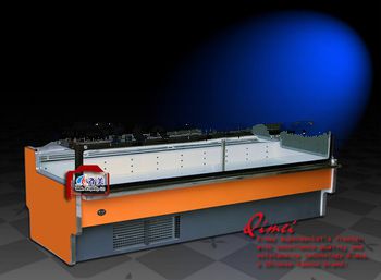 10XG-A horizontal freezer dispaly showcase cabinet for fresh meat used in restaurant, hotel and supermaket (with lid cover)