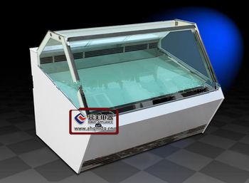 14CA horizontal freezer dispaly showcase cabinet for fresh meat used in restaurant, hotel and supermaket (with lid cover)