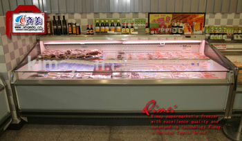 08FA horizontal freezer dispaly showcase cabinet for fresh meat used in restaurant, hotel and supermaket (with lid cover)