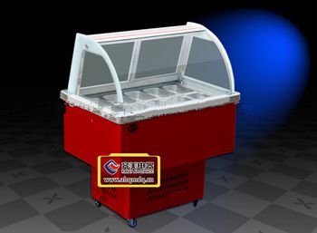Supermarket Ice Congee Display freezer wholesale