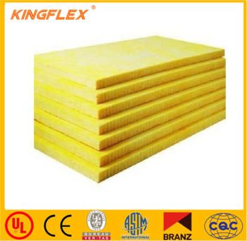 Functional glass wool building materials for noise reduction and heat protection
