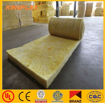 Kingflex high quality centrifugal glass wool roll blanket