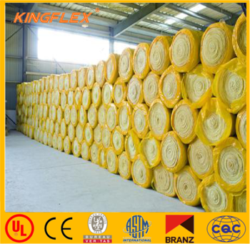 Centrifugal fiberglass wool in rolls