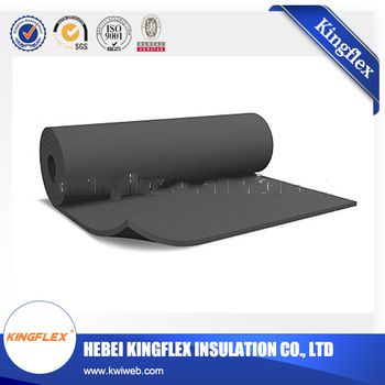 Reinforced Adhesive Aluminum Foil Faced Rubber Foam Insulation Sheet/Roll