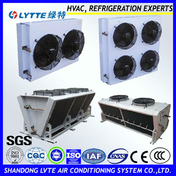 Low Noise High Efficient Cool Room Condenser, Large Cooling Capacity Air Cooled Condenser