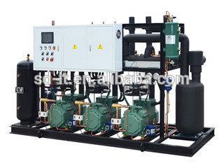 Bitzer Semi-hermetic Water Cooled Compressor Racks for cold room