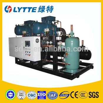 JZHLGF Semi-Hermetic Screw Compressor Air Cooled Condensing Unit in cold room for Cold, Freezer and Quick Freezing Storage Rooms