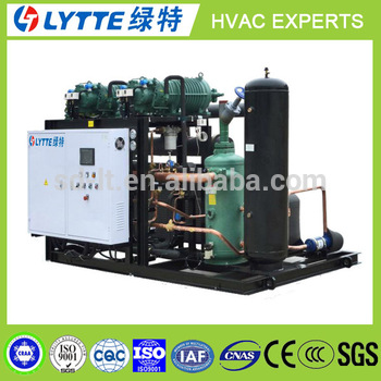 JZBLGF Air Cooled Compressor Racks R404a,R22 Refrigerant,Bizter Semi-hermetic Compressor