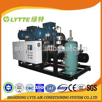 JZHLGS Water(Air)Cooled Condensing Unit Bitzer Compressor Water Cooled Racks for Cold & Freezer Rooms Condensing Unit