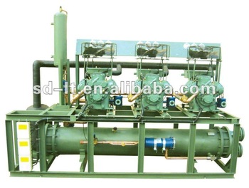<font color='red'>Bitzer</font> <font color='red'>Semi</font> <font color='red'>Hermetic</font> Compressor Racks for Cold Storage Water <font color='red'>Cooled</font> <font color='red'>Condensing</font> <font color='red'>Unit</font>
