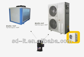 Box Type Copeland Hermetic Compressor Air Cooled Condensing Unit for Cold, Freezer and Deep