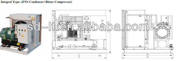 Refrigeration Cold Room Condensing Unit with Low Noise (FNS Series)