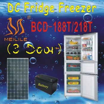 home solar refrigerator three door BCD-188T