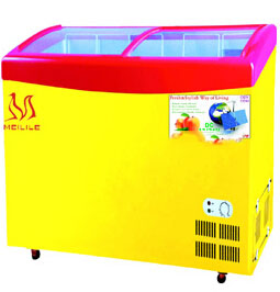 Meilile SC/SD-369 DC&Solar Glass door Freezer