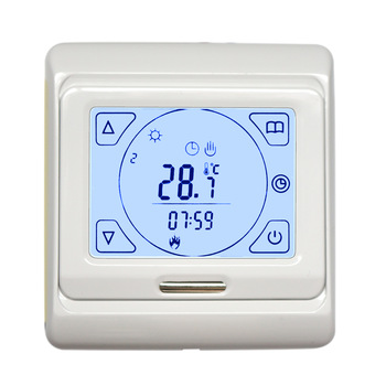 Touch Screen Plumbing Thermostat Wall Mount Floor Heating Thermostat