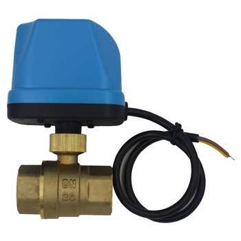 2 way Electric brass Ball Valve dn20 with Electric Actuator