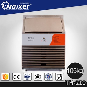 2017 Naixer commercial cube ice machine 105kg / ice machines with tecumsehcn compressor