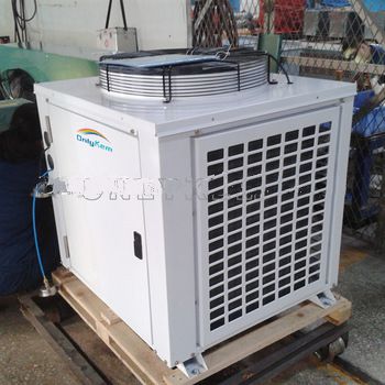 refrigeration condensing unit for flake ice machine on board