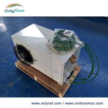Refrigeration condensing unit with r404a
