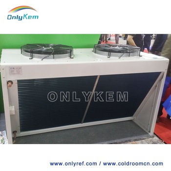 flat-flow air cooled condenser for refrigeration
