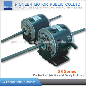 85 Series Air Conditioning Motor Double Shaft with Resilient mounting