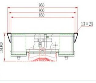 Double Side Blowing Air Cooler /evaporator