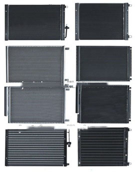 Universal Serpentine Auto A/C condenser