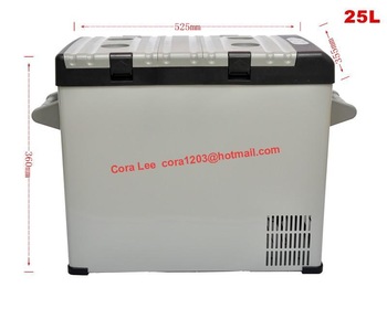 high quality portable12v compressor car fridge freezer