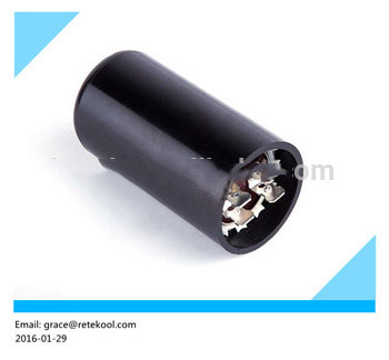 Black <font color='red'>Colour</font> CD60 Motor Start Capacitor