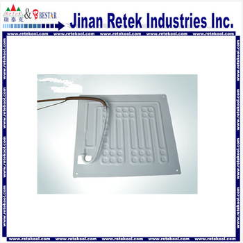 refrigerator freezer aluminum plate R290 roll bond evaporator