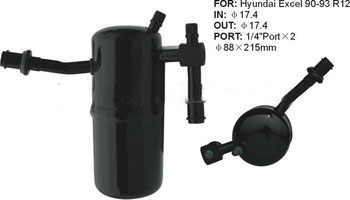 R12 auto iron receiver drier for Hyundai Excel 90-<font color='red'>93</font>