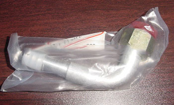 Aluminum auto <font color='red'>ac</font> fittings /Aluminium joint with iron <font color='red'>cap</font>