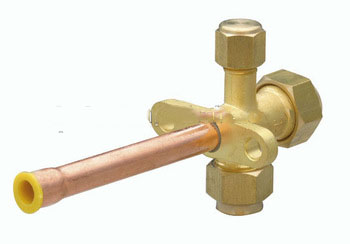 1/<font color='red'>4</font>” flare tube <font color='red'>7</font>/16”thread air conditioner air conditioning valve