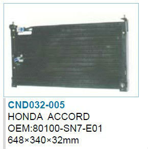 648*<font color='red'>340</font>*32mm Auto ac condenser for Hongda Accod 80100-SN7-E01