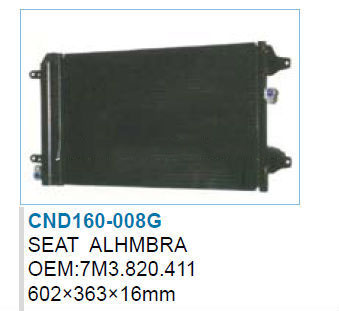 602*363*<font color='red'>16</font> <font color='red'>MM</font> <font color='red'>Auto</font> ac condenser for SEAT ALHMBRA