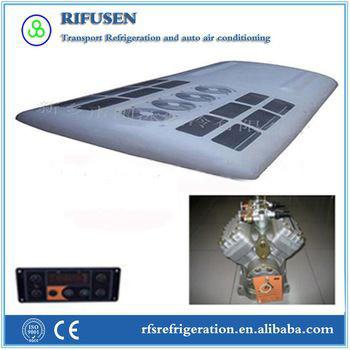 European fashionable styled streamline appearance of 24V/12V roof mounted bus air conditioner AC22